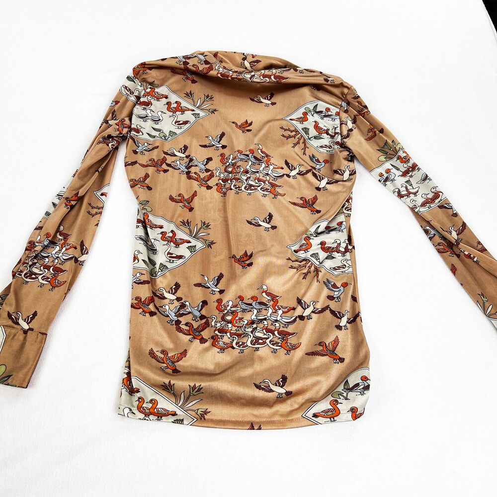 Vintage | Huk A Poo | Aztec Ducks | Dagger Collar | Small Mens or Medium Women - Picture 5 of 7